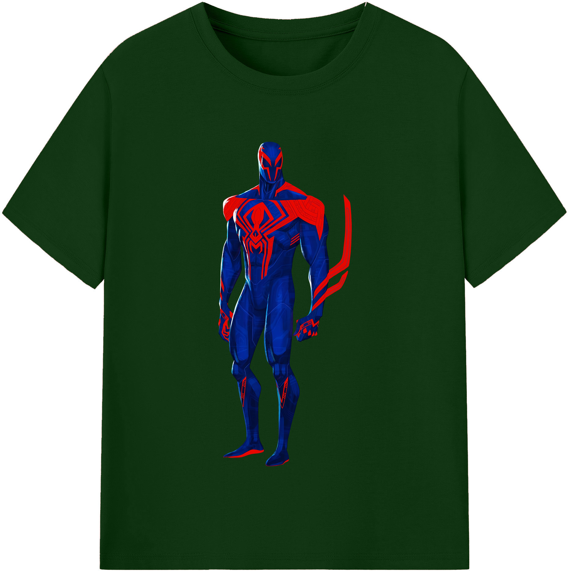 （画像用） Spider Man スパイダーマン 綿100％半袖Tシャツ（フロントプリント）